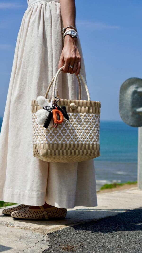 Woven Straw Tote Bag